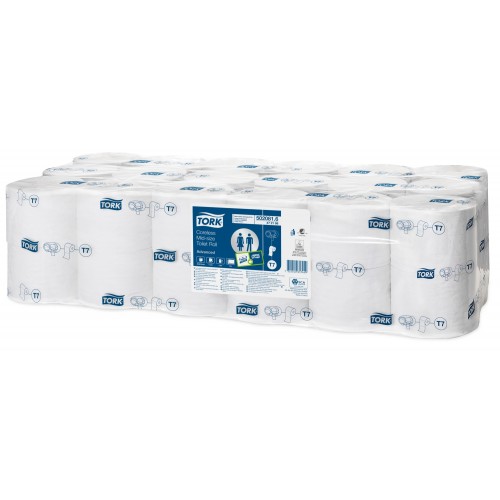 Tork Mid-size papier toaletowy bez gilzy; EAN13: 7322540657203