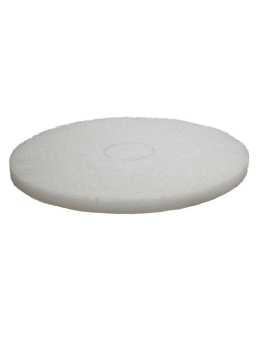 Pad do mycia podłóg biały cienki okrągły 15" FI0480-15-C